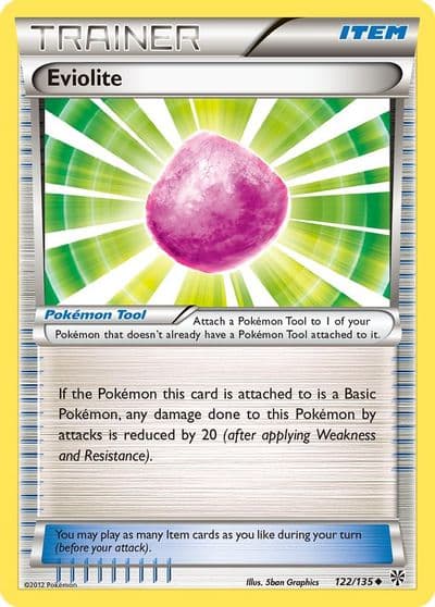 Eviolite Plasma Storm Pokemon card