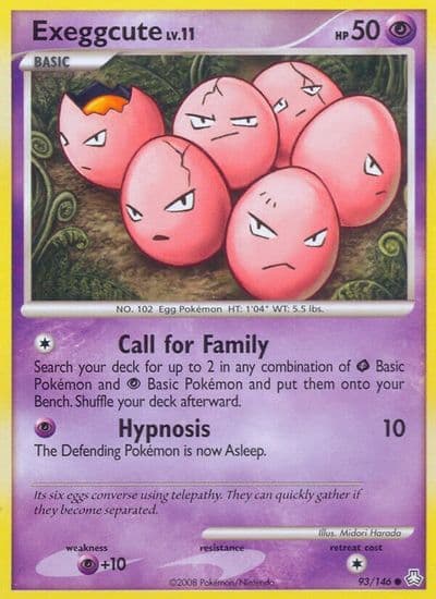 Exeggcute Legends Awakened Pokemon card