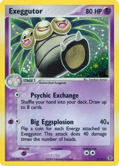 Exeggutor FireRed & LeafGreen Pokemon card