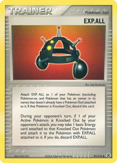 EXP.ALL FireRed & LeafGreen Pokemon card