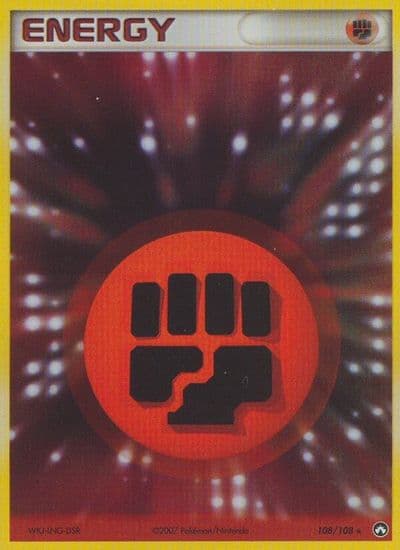 Fighting Energy Power Keepers Pokemon card