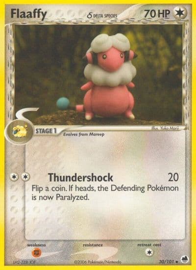 Flaaffy (Delta Species) Dragon Frontiers Pokemon card