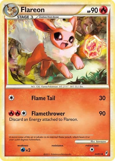 Flareon Call of Legends Pokemon card