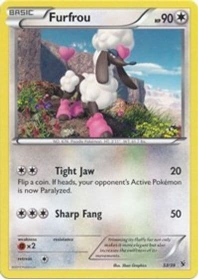 Furfrou (33) Kalos Starter Set Pokemon card