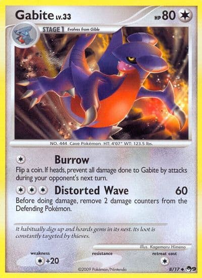 Gabite POP Series 9 Pokemon card