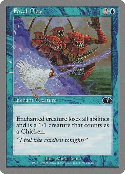 Fowl Play Unglued Magic card