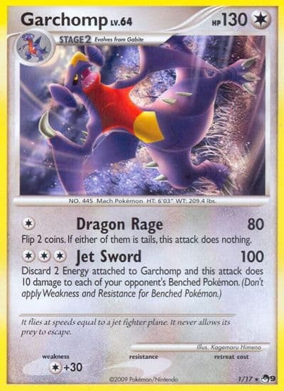 Garchomp POP Series 9 Pokemon card