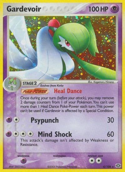 Gardevoir Emerald Pokemon card