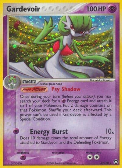 Gardevoir Power Keepers Pokemon card