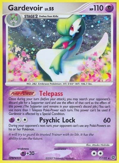 Gardevoir Secret Wonders Pokemon card