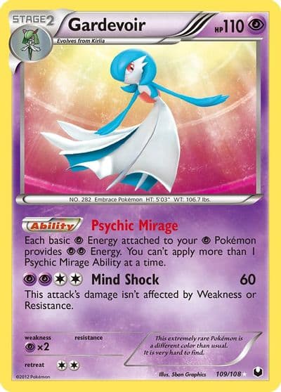 Gardevoir Dark Explorers Pokemon card