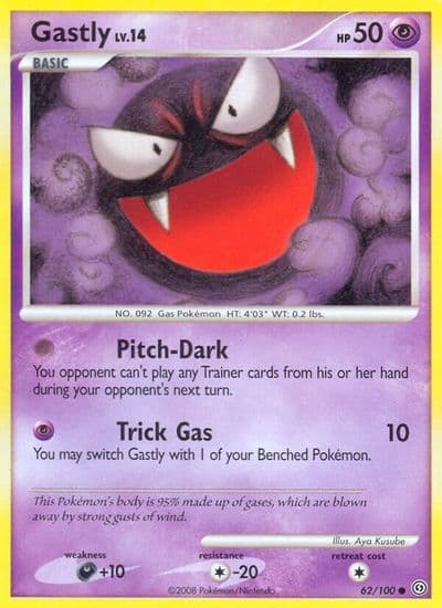 Gastly Stormfront Pokemon card