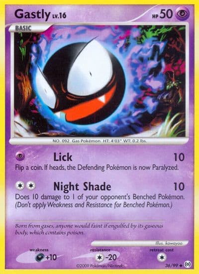 Gastly (36) Arceus Pokemon card