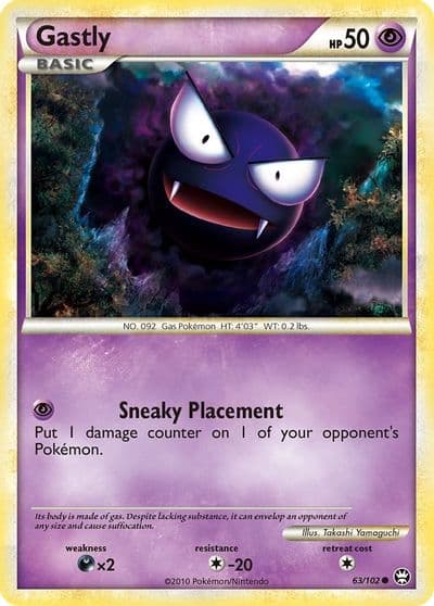 Gastly Triumphant Pokemon card