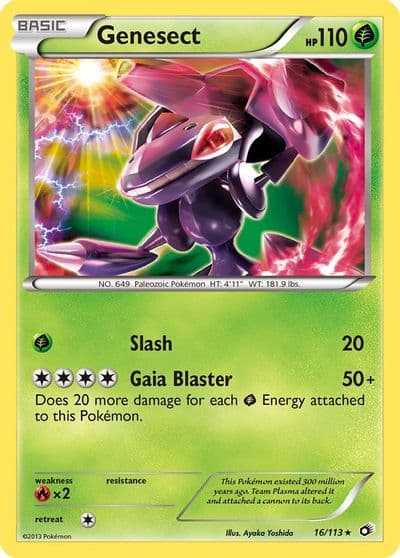 Genesect Legendary Treasures Pokemon card
