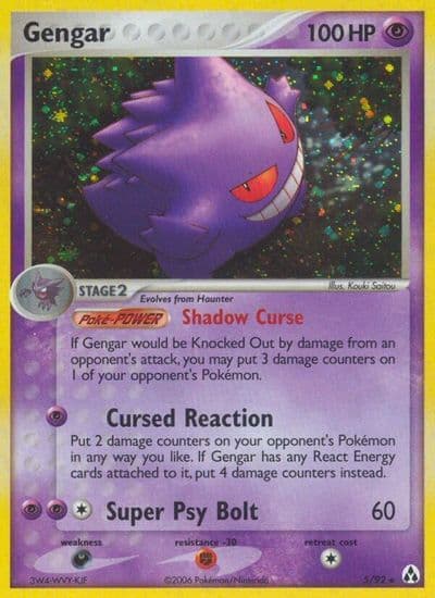 Gengar Legend Maker Pokemon card