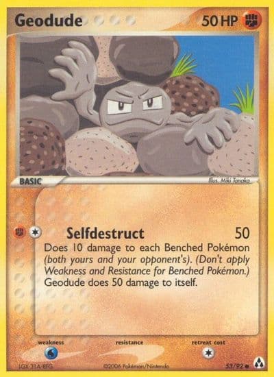 Geodude Legend Maker Pokemon card