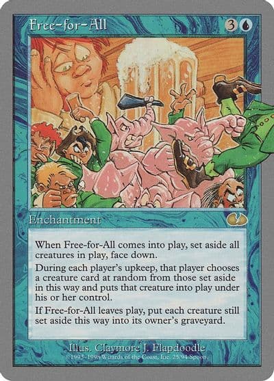 Free for All Unglued Magic card