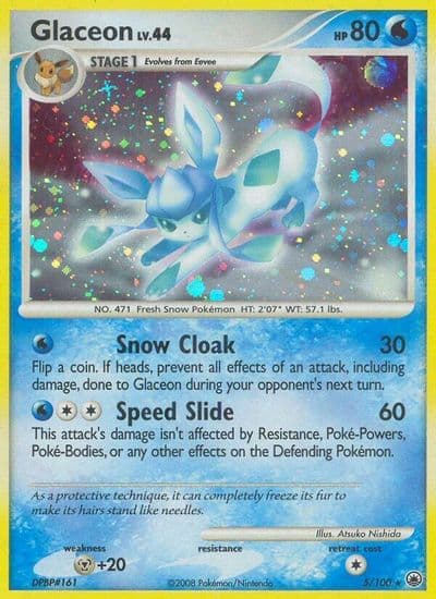 Glaceon (5) Majestic Dawn Pokemon card