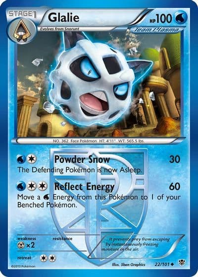 Glalie (Team Plasma) Plasma Blast Pokemon card