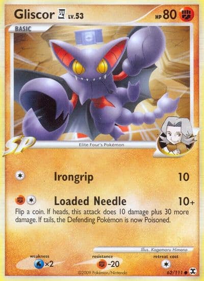 Gliscor E4 Rising Rivals Pokemon card