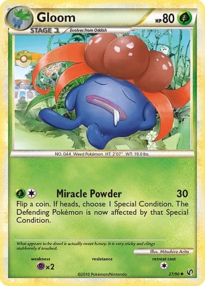 Gloom Undaunted Pokemon card