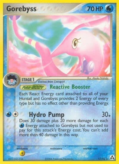 Gorebyss Legend Maker Pokemon card
