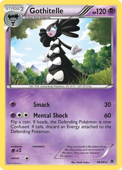 Gothitelle (48) Emerging Powers Pokemon card