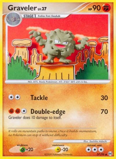 Graveler Arceus Pokemon card