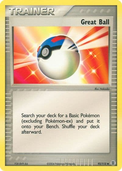 Great Ball FireRed & LeafGreen Pokemon card
