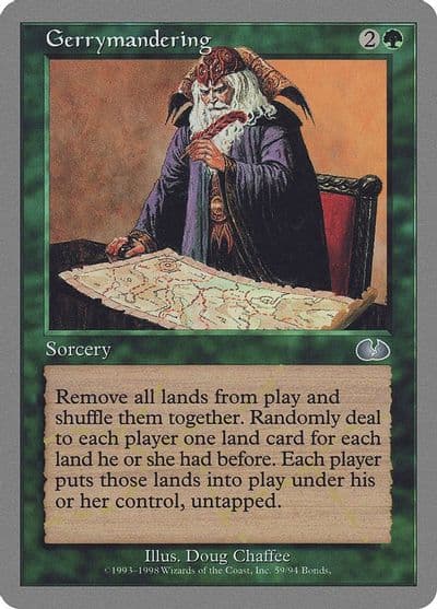 Gerrymandering Unglued Magic card