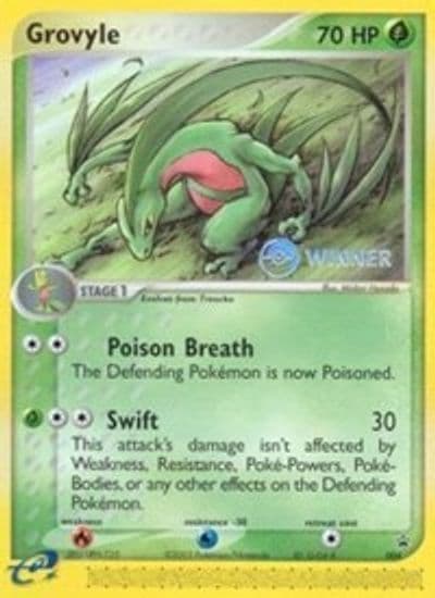Grovyle - 004 (e-League) [Winner] Nintendo Promos Pokemon card
