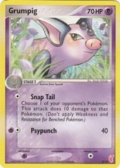 Grumpig EX Trainer Kit 2: Plusle & Minun Pokemon card