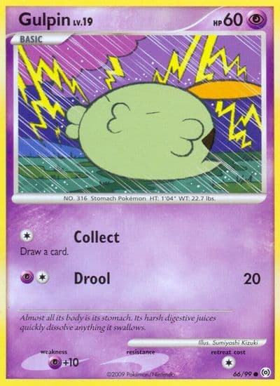 Gulpin (66) Arceus Pokemon card