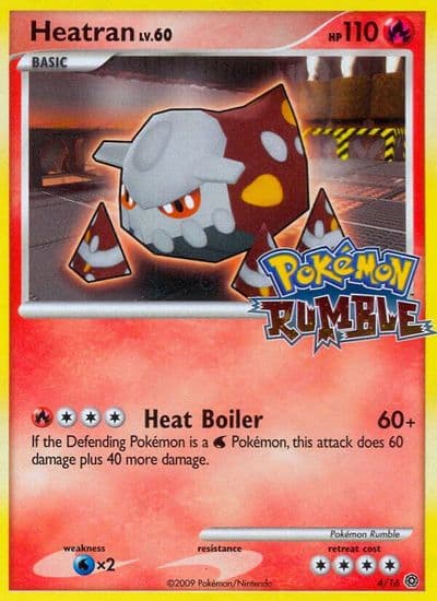 Heatran Rumble Pokemon card