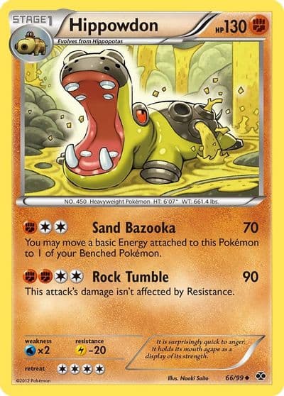 Hippowdon Next Destinies Pokemon card