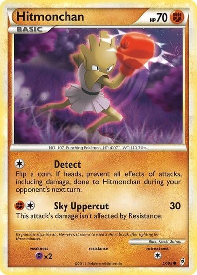 Hitmonchan Call of Legends Pokemon card