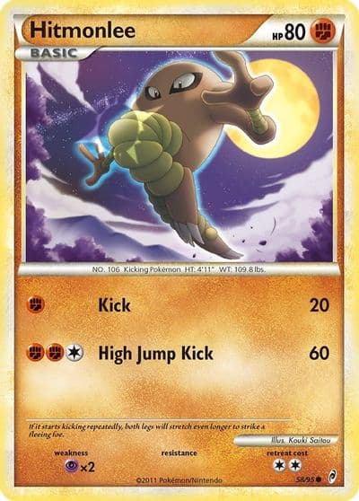 Hitmonlee Call of Legends Pokemon card