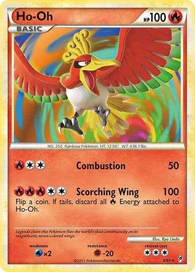 Ho-Oh Call of Legends Pokemon card