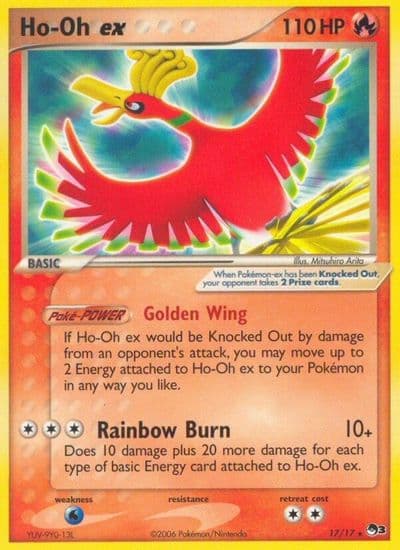 Ho-Oh ex (Non-Holo) POP Series 3 Pokemon card