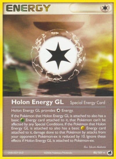 Holon Energy GL Dragon Frontiers Pokemon card