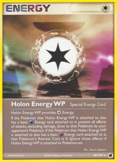 Holon Energy WP Dragon Frontiers Pokemon card