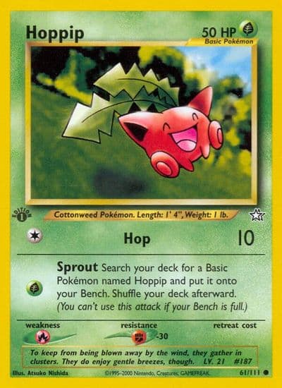Hoppip Neo Genesis Pokemon card