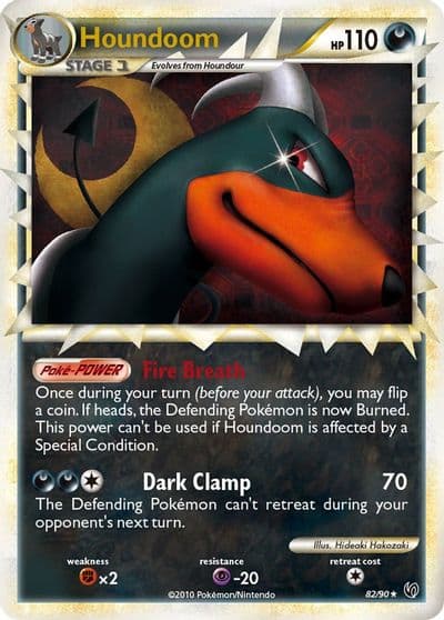 Houndoom (Prime) Undaunted Pokemon card