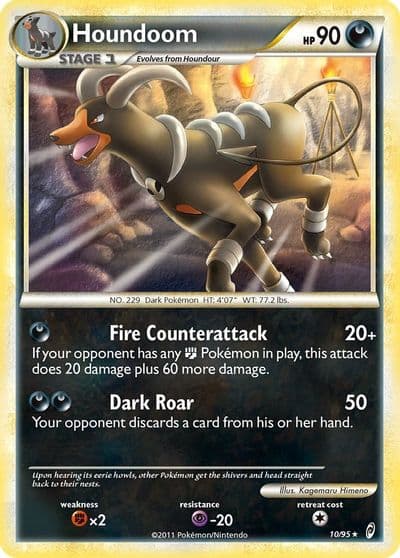 Houndoom Call of Legends Pokemon card