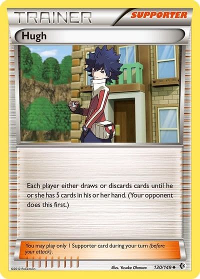 Hugh Boundaries Crossed Pokemon card