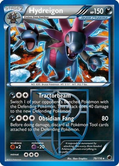 Hydreigon (Team Plasma) Plasma Freeze Pokemon card