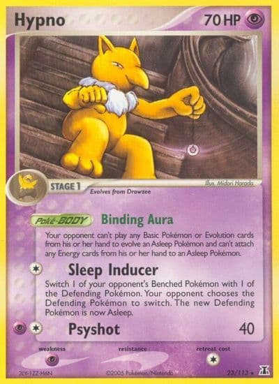 Hypno Delta Species Pokemon card