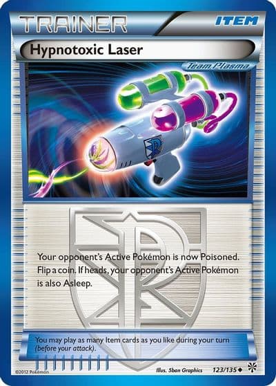 Hypnotoxic Laser Team Plasma Plasma Storm Pokemon card