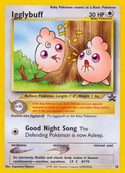 Igglybuff WoTC Promo Pokemon card